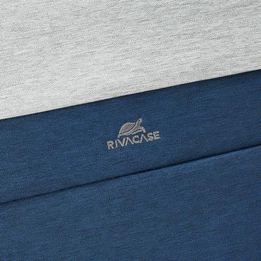 Rivacase 7522 GREY/DARK BLUE taske og etui til laptop 35,6 cm (14") Mappe Blå, Grå