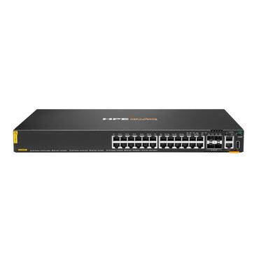 HPE Aruba Networking CX 6200F 24G Class-4 PoE 4SFP+ 370W Switch Administreret L3 Gigabit Ethernet (10/100/1000) Strøm over Ethernet (PoE) 1U