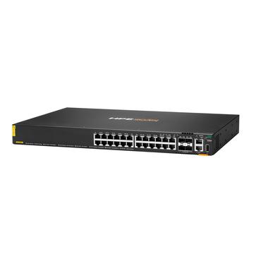 HPE Aruba Networking CX 6200F 24G Class-4 PoE 4SFP+ 370W Switch Administreret L3 Gigabit Ethernet (10/100/1000) Strøm over Ethernet (PoE) 1U