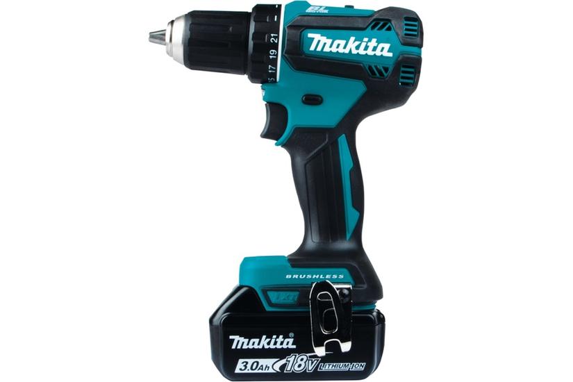 Makita DDF485RFJ bor 1900 rpm N&oslash;glefri 1,7 kg Sort, Bl&aring;