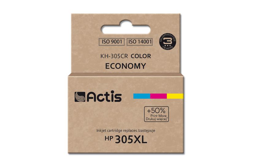 Actis KH-305CR bl&aelig;kpatron 1 stk Kompatibel Standard udbytte Bl&aring;, Magenta, Gul