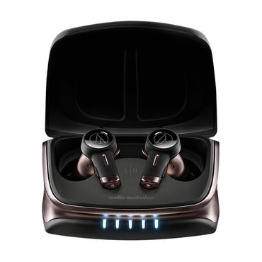 Audio-Technica ATH-TWX9 - ægte trådløse øretelefoner med mik.