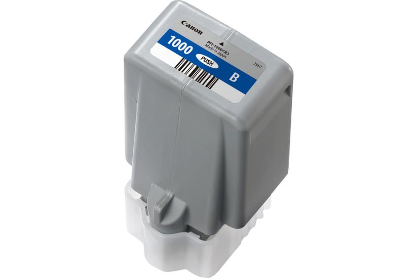 Canon PFI-1000 B - bl&aring; - original - bl&aelig;kbeh&aring;llare