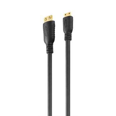 PureLink PI1200-020 HDMI-kabel 2 m HDMI Type A (Standard) HDMI Type C (Mini) Sort