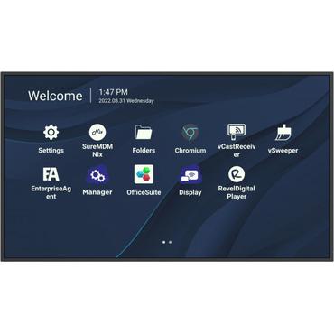 ViewSonic CDE4330 43" LED-bagbelyst LCD-paneldisplay