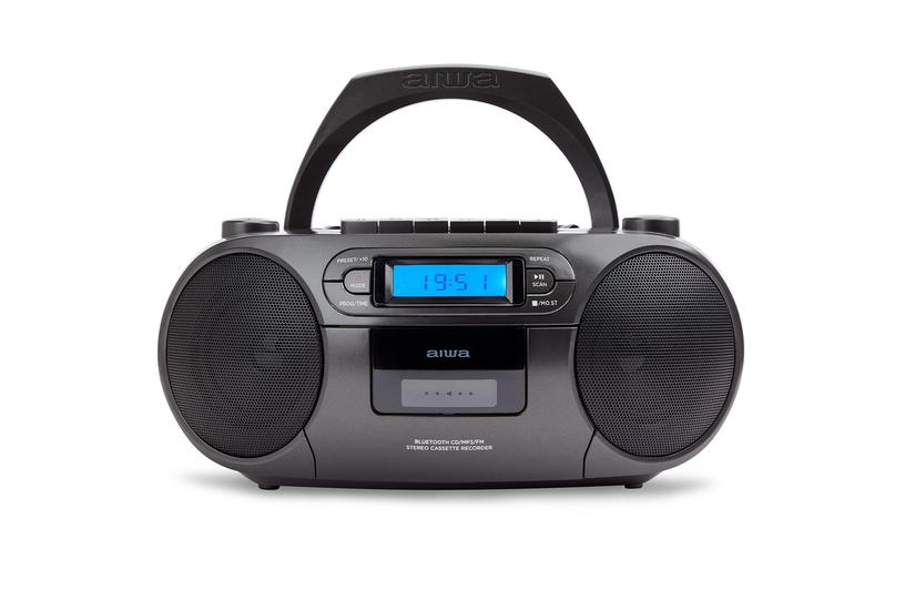 Aiwa BBTC-550BK portable stereo system Digital 6 W Black