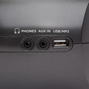 Aiwa BBTC-550BK portable stereo system Digital 6 W Black