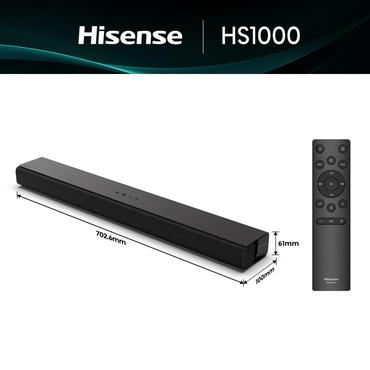 Hisense HS1000 Sort 2.0 kanaler 120 W