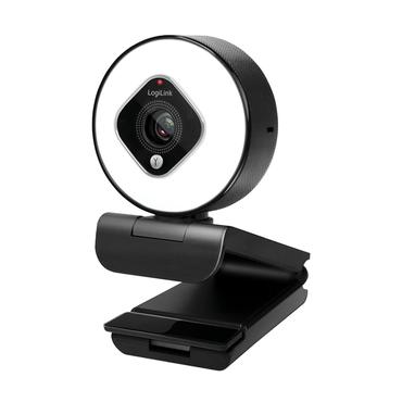 LogiLink UA0384 webcam 2 MP 1920 x 1080 pixel USB 2.0 Sort, Hvid