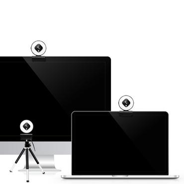 LogiLink UA0384 webcam 2 MP 1920 x 1080 pixel USB 2.0 Sort, Hvid