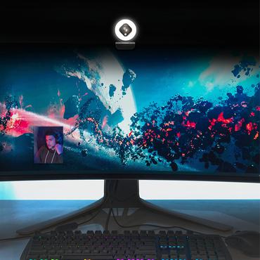 LogiLink UA0384 webcam 2 MP 1920 x 1080 pixel USB 2.0 Sort, Hvid