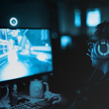 LogiLink UA0384 webcam 2 MP 1920 x 1080 pixel USB 2.0 Sort, Hvid