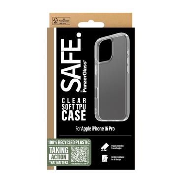 SAFE. by PanzerGlass TPU Case iPhone 16 Pro Transparent