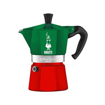 Bialetti 0005322 manuel kaffemaskine Moka gryde 0,13 L Grøn, Rød