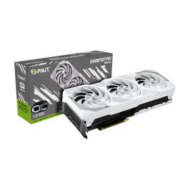 Palit GeForce RTX 4070 Ti GamingPro White OC Grafikkort - 12GB GDDR6X - NVIDIA RTX 4070 Ti - PCI Express 4.0