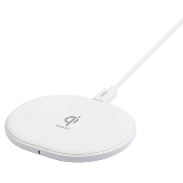 DELTACO tr&aring;dl&ouml;st laddst&auml;ll - USB-C, QI-certifierad - 10 Watt