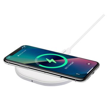 DELTACO tr&aring;dl&ouml;st laddst&auml;ll - USB-C, QI-certifierad - 10 Watt