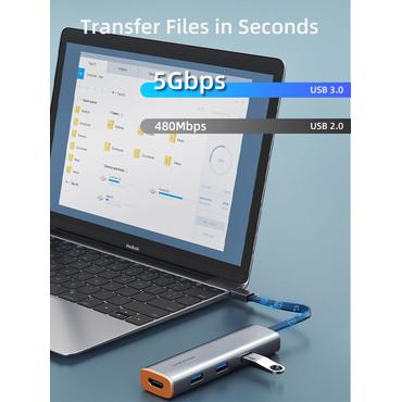 Cabletime USB-C Dock, 5