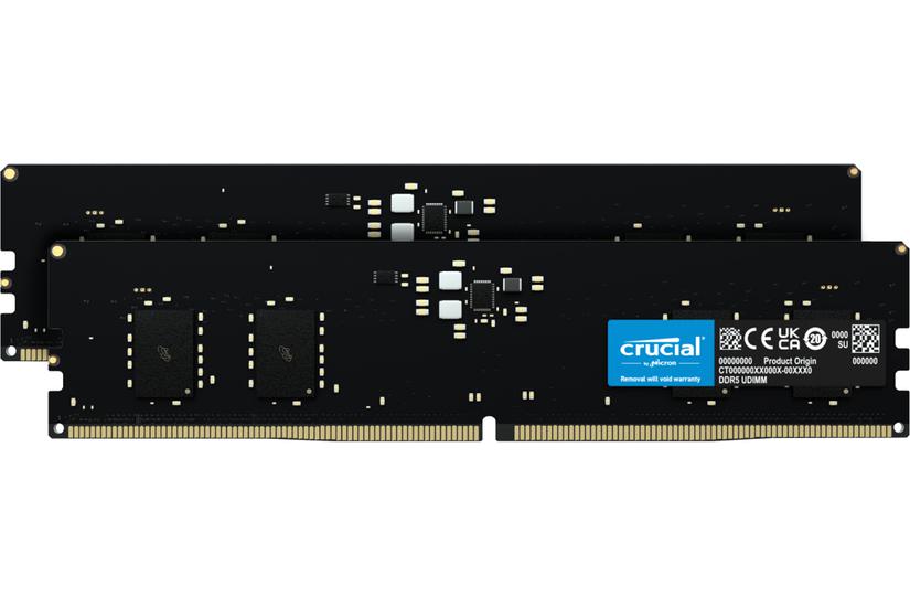 Crucial CT2K8G56C46U5 hukommelsesmodul 16 GB 2 x 8 GB DDR5 288-pin DIMM Fejlkorrigerende kode