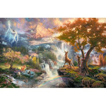 Schmidt Games Puzzle Thomas Kinkade: Disney Bambi
