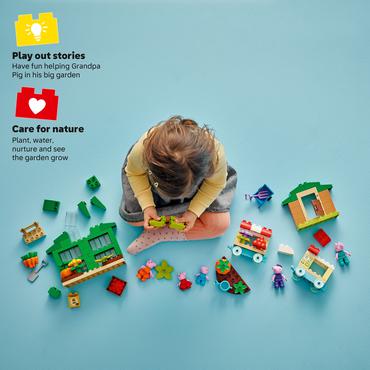 LEGO Świnka Peppa 10461 Ogród i szklarnia Dziadka Świnki