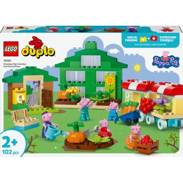 LEGO Świnka Peppa 10461 Ogród i szklarnia Dziadka Świnki
