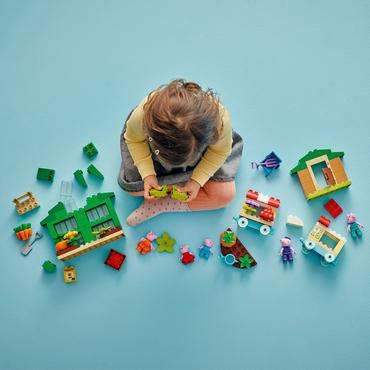 LEGO Świnka Peppa 10461 Ogród i szklarnia Dziadka Świnki