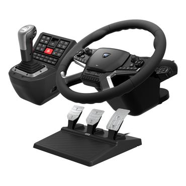 HORI Force Feedback Truck Control System - sæt med rat, pedaler og håndtag til gearskifte - kablet