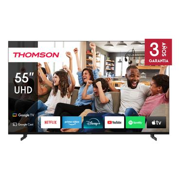 THOMSON 55” UHD GOOGLE SMART TV SIDE STAND
