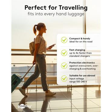 USB-C&trade; PD (Power Delivery) Fast Charger (25 W), white, white - with 1x USB-C&trade; socket (USB-PD 3.0), suitable for d