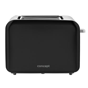 Concept TE2050 2 skive(r) 950 W Sort, Rustfrit stål