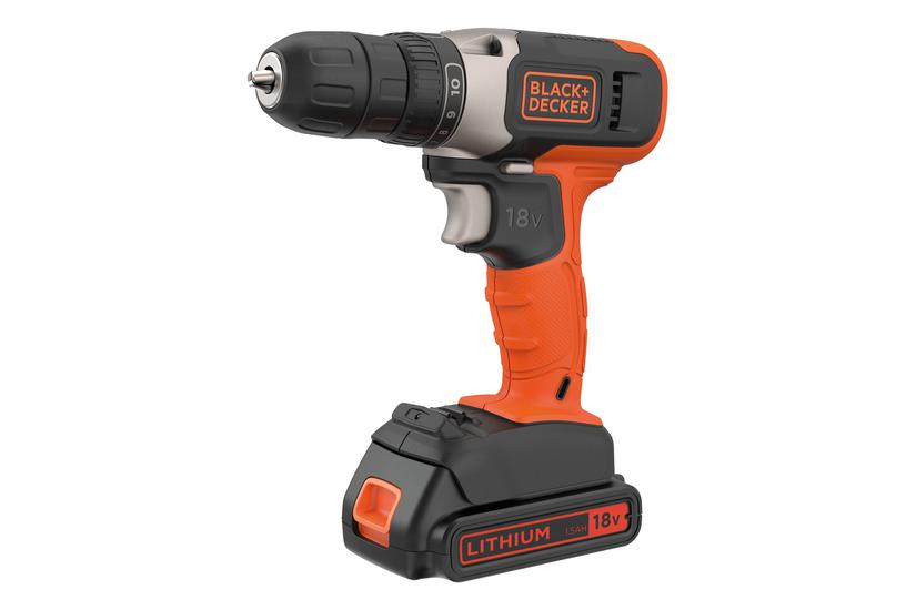 Akku-Bohrschrauber BCD001C1, 18Volt (orange/schwarz, Li-Ionen Akku 1,5Ah)