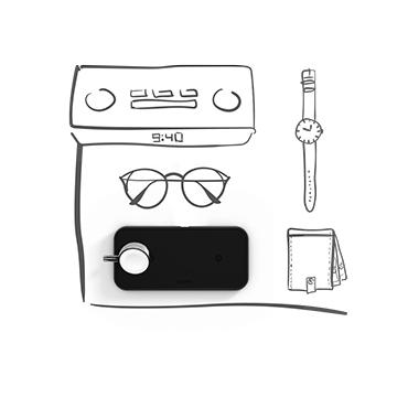 ZENS ZEDC05B/00 oplader til mobil enhed Smartphone, SmartWatch Sort Vekselstr&oslash;m Tr&aring;dl&oslash;s opladning Indend&oslash;rs