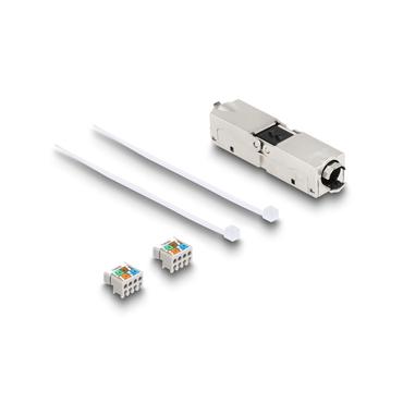 Delock kabelanslutning LSA till LSA Cat.6A IP68 damm- och vattentät svart