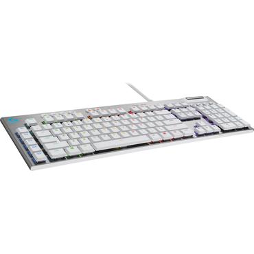 Logitech G G815 - tangentbord - AZERTY - fransk - vit Inmatningsenhet