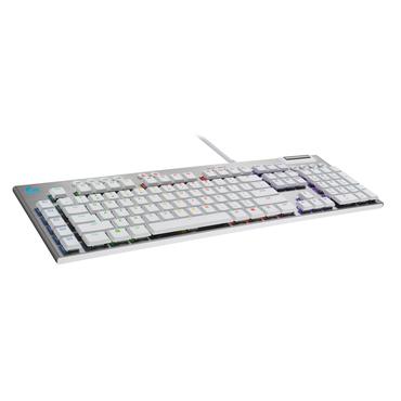 Logitech G G815 - tastatur - AZERTY - fransk - hvid Indgangsudstyr