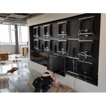 Multibrackets M Public Video Wall Mount Glide HD konsol - f&ouml;r platt panel - svart