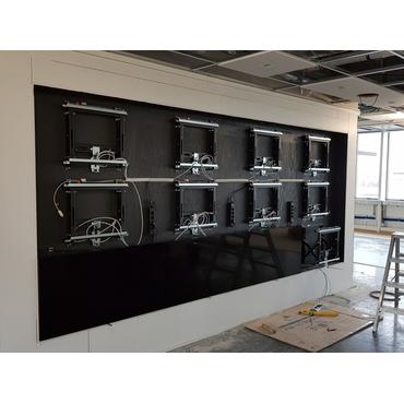 Multibrackets M Public Video Wall Mount Glide HD konsol - f&ouml;r platt panel - svart