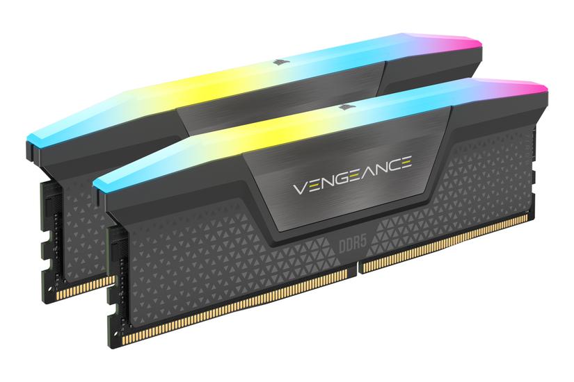 CORSAIR Vengeance RGB - 32GB:2x16GB - DDR5 RAM - 5600MHz - DIMM 288-pin - On-die ECC - CL36