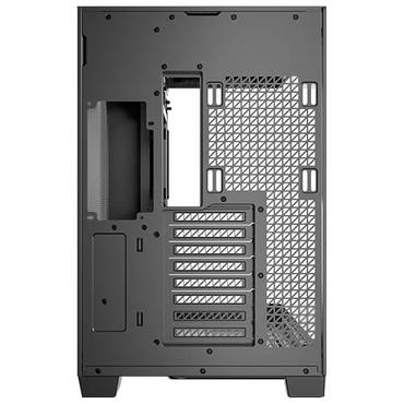 Antec C8 Curve Wood, Full Tower, PC, Sort, Transparent, Tr&aelig;, ATX, ITX, Glas, Plast, St&aring;l, Tr&aelig;, 17,5 cm