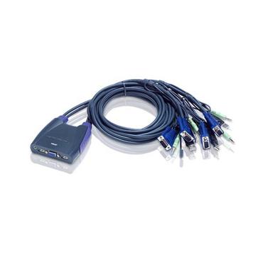 ATEN Petite CS64US - KVM / audio / USB switch - 4 porte