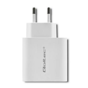 Qoltec 51718 str&ouml;madapter - 24 pin USB-C, USB - 45 Watt