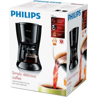 Philips Daily Collection HD7461 - kaffemaskin - svart