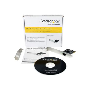 StarTech.com 1 Port PCIe Gigabit Network Server Adapter NIC Card