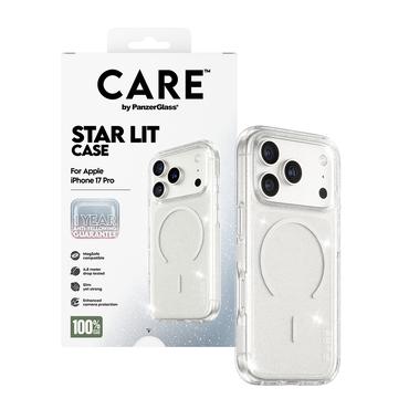 PanzerGlass CARE&trade; by &reg; Urban Explorer Case Star Lit m. Hvid MagSafe iPhone 17 Pro