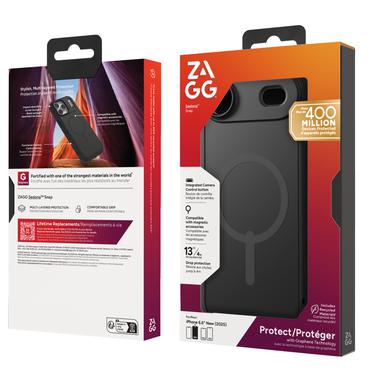 ZAGG Sedona Snap mobiltelefon etui 16,5 cm (6.5") Cover Sort