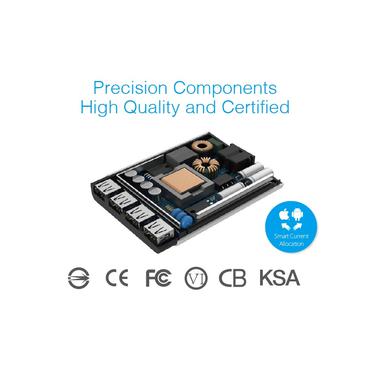 JustMobile PA-188EU oplader til mobil enhed Universel Sort, S&oslash;lv USB Indend&oslash;rs