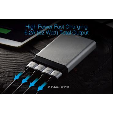 JustMobile PA-188EU oplader til mobil enhed Universel Sort, S&oslash;lv USB Indend&oslash;rs