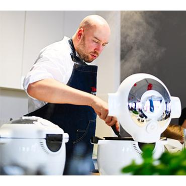 Tefal CY851130 multi komfur 6 L Krom, Hvid