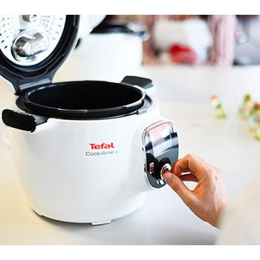 Tefal CY851130 multi komfur 6 L Krom, Hvid